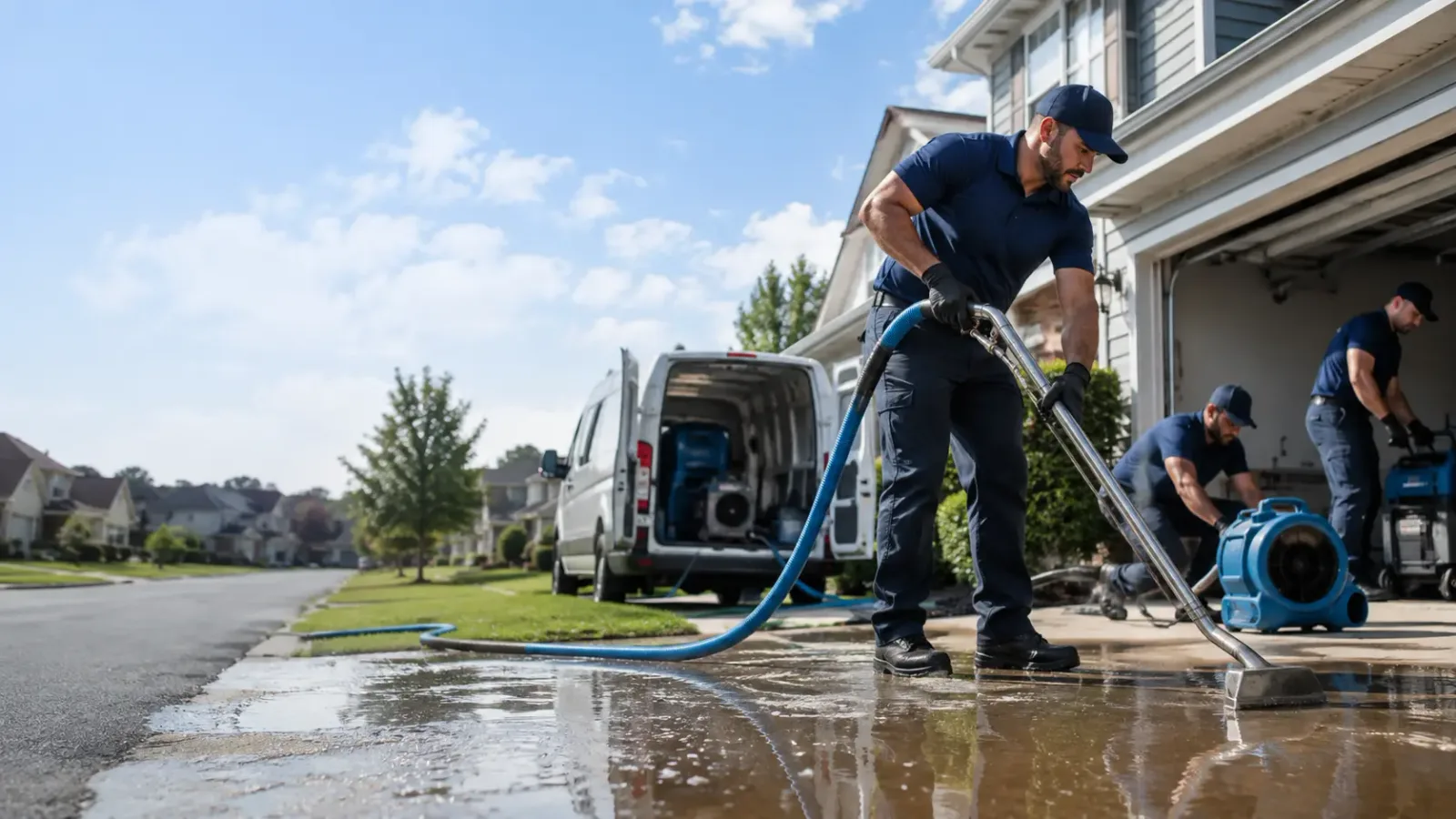 Flood Damage Restoration in The Plains, OH
